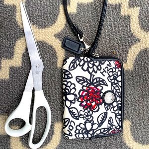 Cute floral Coach wristlet